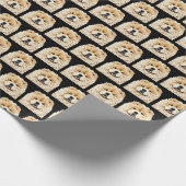 パピアミラージクリームチャウ ラッピングペーパー (角)