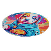 パピインブルーコートデザイン カッティングボード (角)