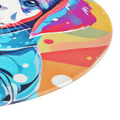 パピインブルーコートデザイン カッティングボード (角)