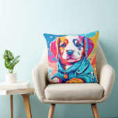 パピインブルーコートデザイン クッション (椅子)