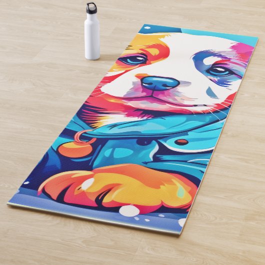 パピインブルーコートデザイン ヨガマット (インサイチュ)