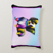 パピオンアポップ・アートのートパステル アクセントクッション (裏面(縦))