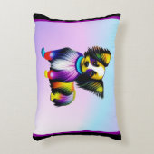 パピオンアポップ・アートのートパステル アクセントクッション (正面(垂直))