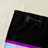 パピオンアポップ・アートのートパステル ビーチタオル (インサイチュ)