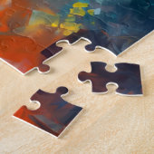 パピカラフルロン犬 ジグソーパズル (側面)