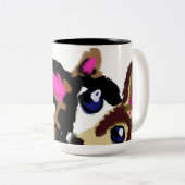 パピズバレンタイン ツートーンマグカップ (正面右)