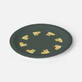 パピドッグコーギ誕生日パウィティパーティー紙プレート ペーパープレート (アングル)