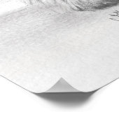 パピドッグスケッチアートワークプリント ポスター (角)