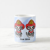 パピドッグ消防士のマグ コーヒーマグカップ (中央)