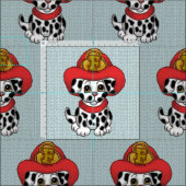 パピドッグ消防士 ファブリック (タイル)