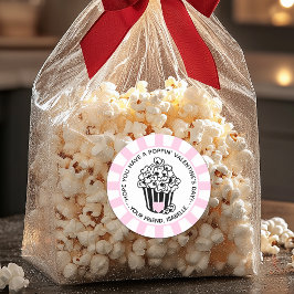 パピモダンンバレンタインデー ラウンドシール