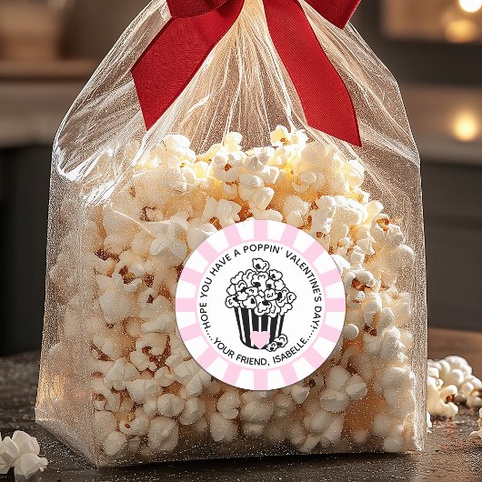 パピモダンンバレンタインデー ラウンドシール