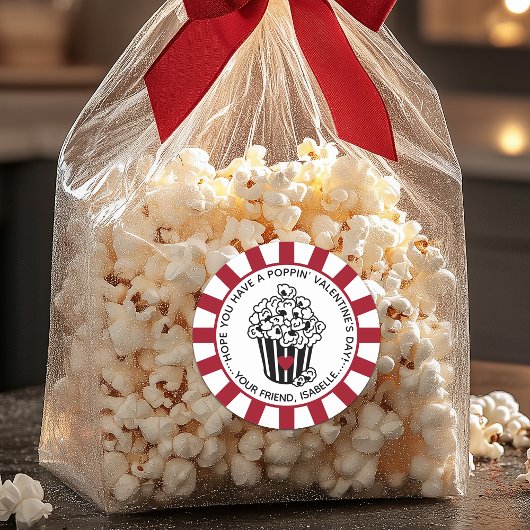 パピモダンンバレンタインデー ラウンドシール