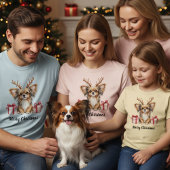 パピヨンのトナカイ Tシャツ