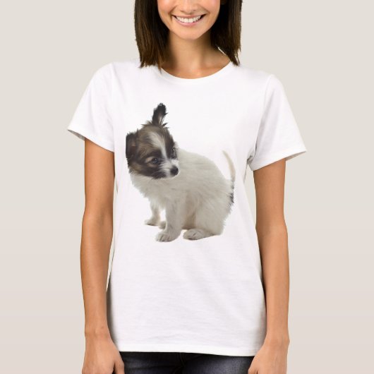 パピヨンのパップ Tシャツ (正面)