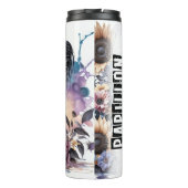 パピヨンの優雅なフローラダンス タンブラー (裏面)