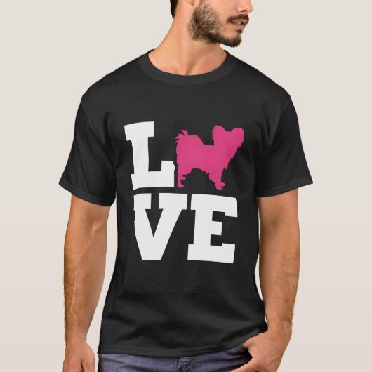 パピヨンの愛 Tシャツ (正面)