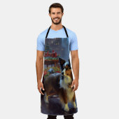 パピヨンクリスマスフェスティバルシーズン エプロン (着用した状態)