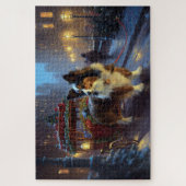 パピヨンクリスマスフェスティバルシーズン ジグソーパズル (縦)