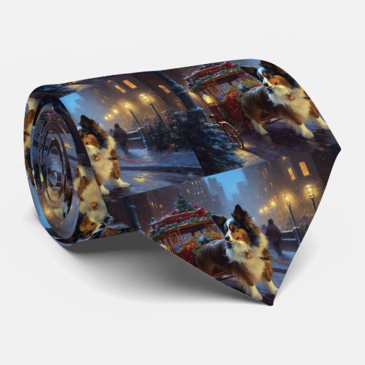 パピヨンクリスマスフェスティバルシーズン ネクタイ (ロール)