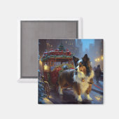 パピヨンクリスマスフェスティバルシーズン マグネット (正面/裏面)