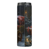 パピヨンスノースイクリスマスデコール タンブラー (裏面)