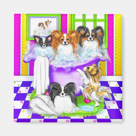 パピヨンタブフル マグネット (正面)