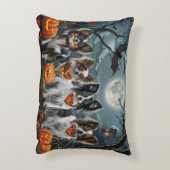 パピヨンハロウィン不気味 アクセントクッション (裏面(縦))