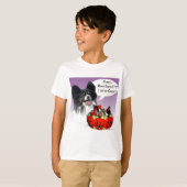 パピヨンハロウィーンキャンディ Tシャツ (正面フル)