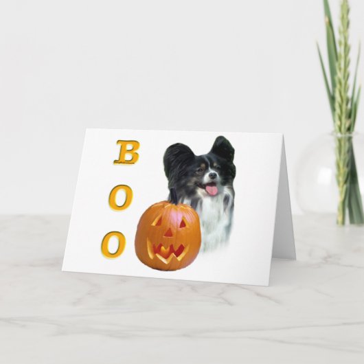 パピヨンハロウィーンBOO カード (正面)