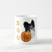 パピヨンハロウィーンBOO コーヒーマグカップ (中央)