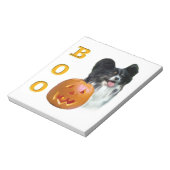パピヨンハロウィーンBOO ノートパッド (回転)