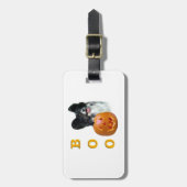 パピヨンハロウィーンBOO ラゲッジタグ (正面縦)