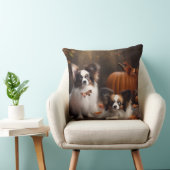 パピヨンパピーオータムデライトカボチャ クッション (椅子)