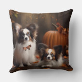 パピヨンパピーオータムデライトカボチャ クッション (裏面)