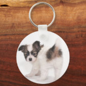 パピヨンパピー キーホルダー (正面)