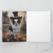 パピヨンパンプキンハロウィーン怖 カード (内部)