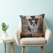 パピヨンパンプキンハロウィーン怖 クッション (椅子)