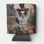 パピヨンパンプキンハロウィーン怖 缶クーラー (裏面)