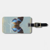 パピヨンブルー ラゲッジタグ (正面横)