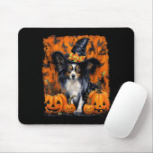 パピヨン犬のハロウィン マウスパッド (マウス)