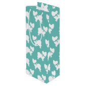 パピヨン犬の子犬 ワインギフトバッグ (裏面アングル)