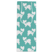 パピヨン犬の子犬 ワインギフトバッグ (正面)