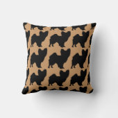 パピヨン犬の愛のために クッション (裏面)