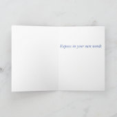 パピヨン犬カード シーズンカード (内部)