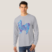 パピヨン タイ・ダイ Tシャツ (正面フル)