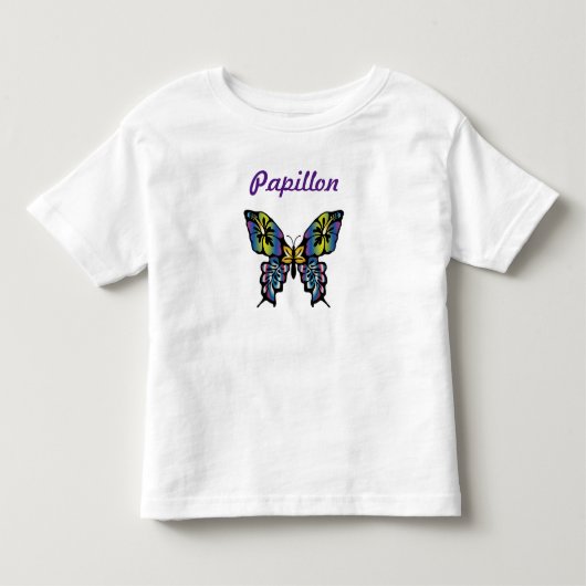 パピヨン トドラーTシャツ (正面)