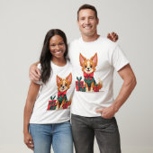 パピヨン フェスティブボウ Tシャツ (ユニセックス)