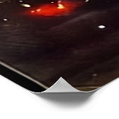 パピヨン 子犬 空想的 縦 ポスター (角)