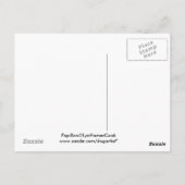 パピヨン 犬のポストカード ポストカード (裏面)